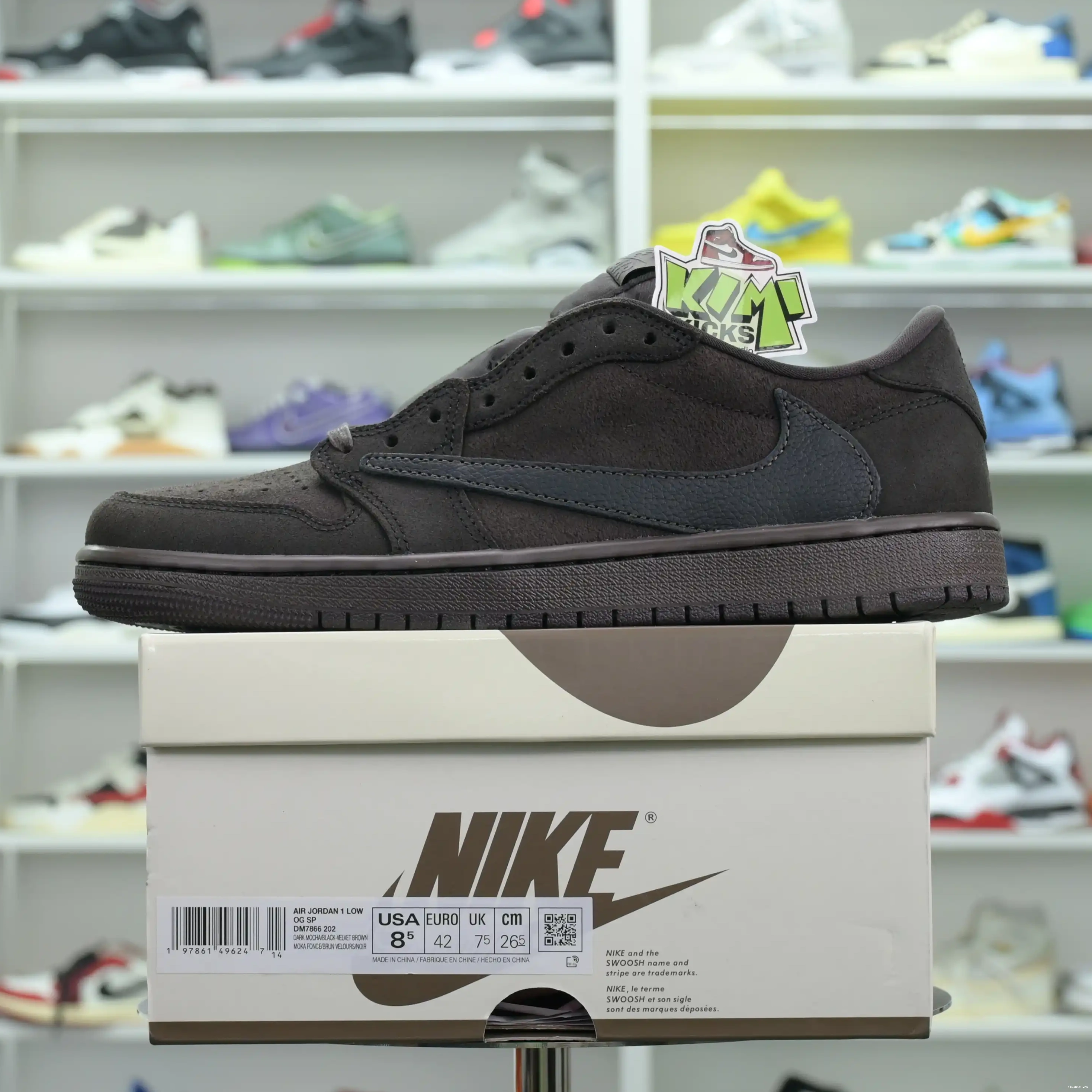 Air Brown” x Travis OG“Velvet Low Jordan Scott Kimikick Jordan 1 0619